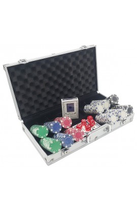 Набор для игры в покер с профессиональными фишками Профессионал 300.