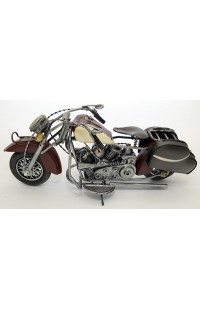 Модель декоративная металлическая ручной работы Мотоцикл.