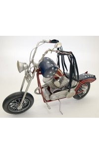Модель декоративная металлическая ручной работы Мотоцикл.