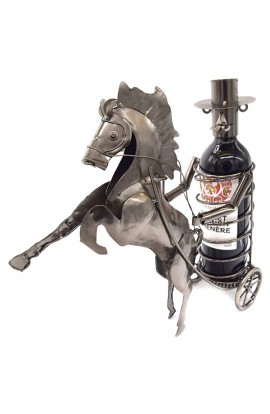 Держатель для винной бутылки из металла немецкий дизайн Колесница.