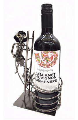Держатель для винной бутылки из металла немецкий дизайн МЧС на задании.