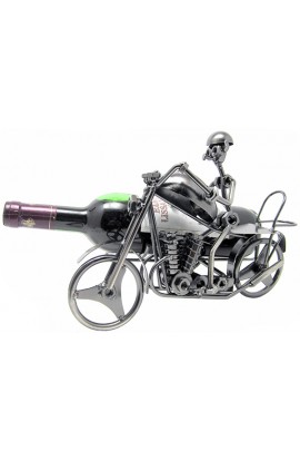 Держатель для винной бутылки из металла немецкий дизайн Байкер.