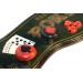 Вешалка настенная ретро стиль Покер с 4 держателями.